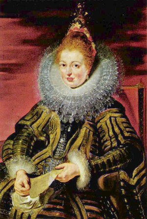 Isabella 1566-1633, Regent of the Low Countries by Peter Paul Rubens Oil Painting
