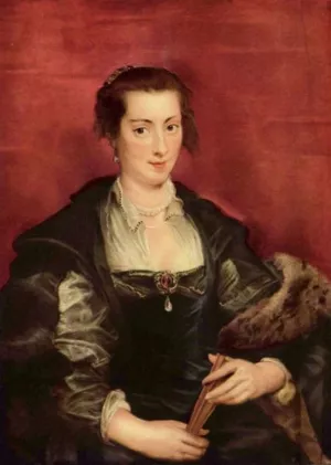Isabella Brandt, First Wife by Peter Paul Rubens - Oil Painting Reproduction
