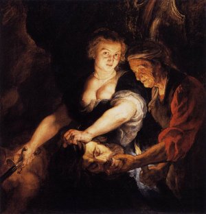 Judith with the Head of Holofernes by Peter Paul Rubens Oil Painting