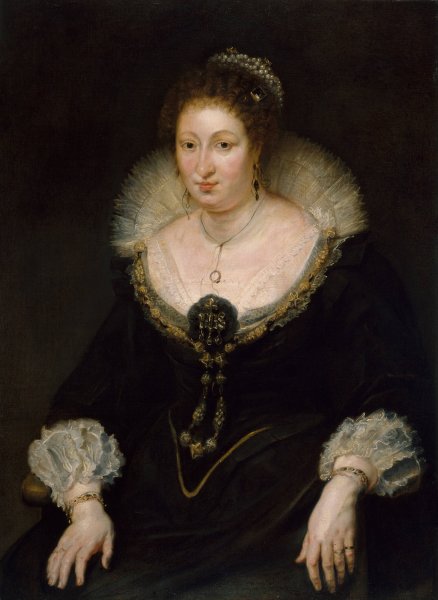 Lady Alethea Talbot, Countess of Arundel  by Peter Paul Rubens - Hand-Painted Oil Painting Reproduction