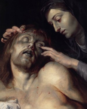 Lamentation over the Dead Christ Detail