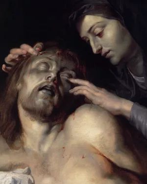 Lamentation over the Dead Christ Detail by Peter Paul Rubens Oil Painting