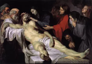 Lamentation over the Dead Christ by Peter Paul Rubens Oil Painting