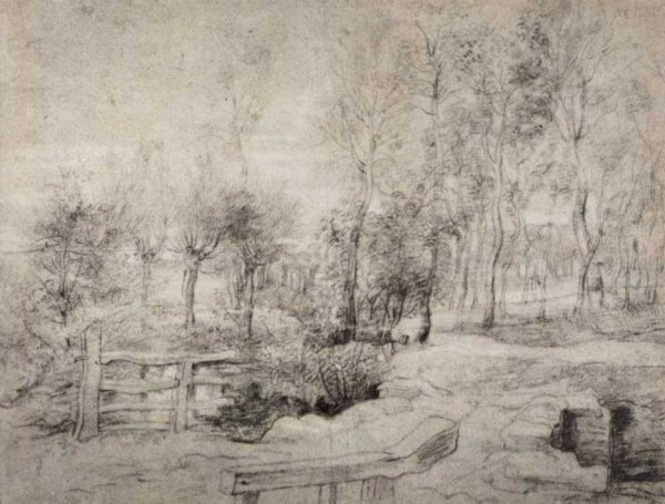 Main Product Photo of Landscape with a Trees Painting by Peter Paul Rubens