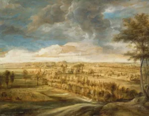 Landscape with an Avenue of Trees by Peter Paul Rubens Oil Painting