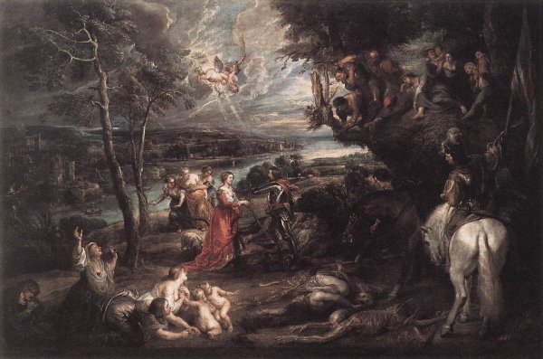 Landscape with Saint George and the Dragon