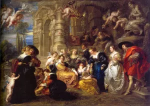 Love Garden Oil painting by Peter Paul Rubens