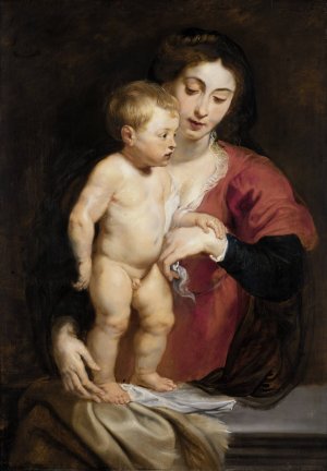 Madonna and Child by Peter Paul Rubens Oil Painting
