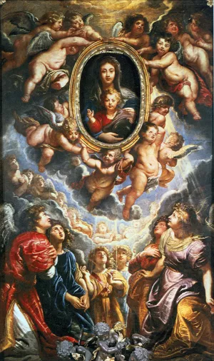 Madonna della Vallicella by Peter Paul Rubens - Oil Painting Reproduction