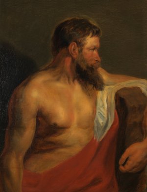 Mannentorso by Peter Paul Rubens Oil Painting
