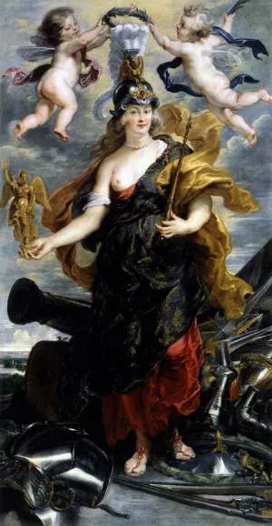 Marie de Medicis as Bellona by Peter Paul Rubens Oil Painting