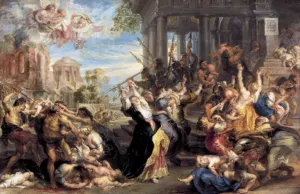 Massacre of the Innocents Oil painting by Peter Paul Rubens