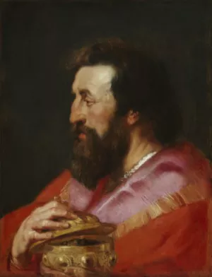 Melchior, The Assyrian King by Peter Paul Rubens Oil Painting