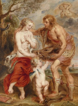 Meleager And Atalante by Peter Paul Rubens Oil Painting