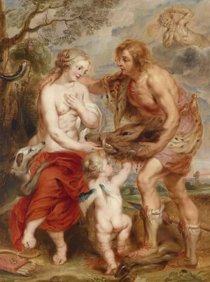 Meleager And Atalante by Peter Paul Rubens Oil Painting