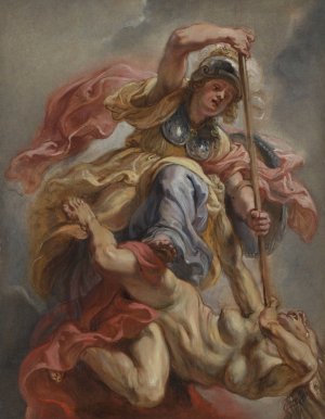 Minerva Overcoming Ignorance by Peter Paul Rubens Oil Painting