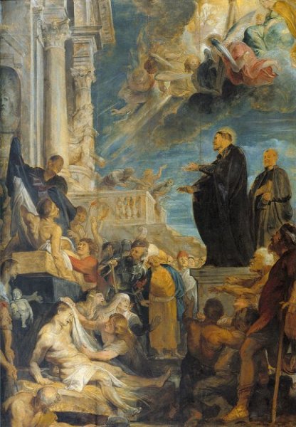 Miracle of St Francis by Peter Paul Rubens - Hand-Painted Oil Painting Reproduction