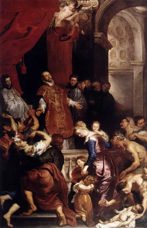 Miracles of St Ignatius painting by Peter Paul Rubens