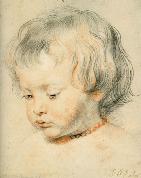 Nicolas Rubens by Peter Paul Rubens - Hand-Painted Oil Painting Reproduction