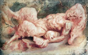 Pan Reclining by Peter Paul Rubens Oil Painting