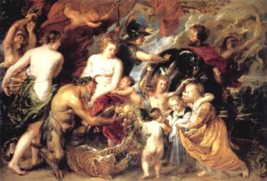 Peace and War by Peter Paul Rubens Oil Painting