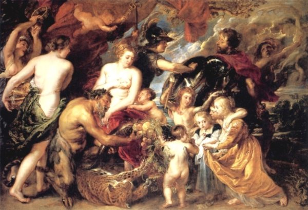 Main Product Photo of Peace and War Painting by Peter Paul Rubens