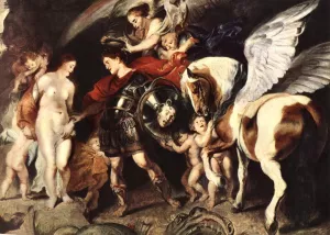 Perseus and Andromeda painting by Peter Paul Rubens