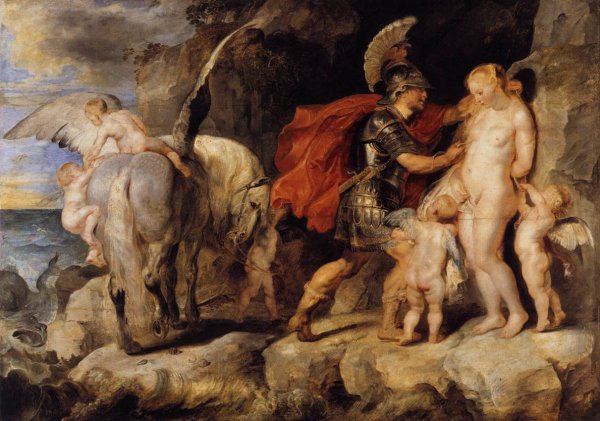 Perseus Freeing Andromeda by Peter Paul Rubens - Hand-Painted Oil Painting Reproduction