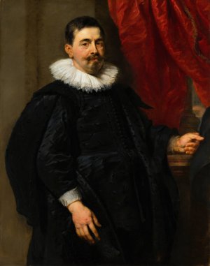 Portrait of a Man, possibly Peter van Hecke by Peter Paul Rubens Oil Painting