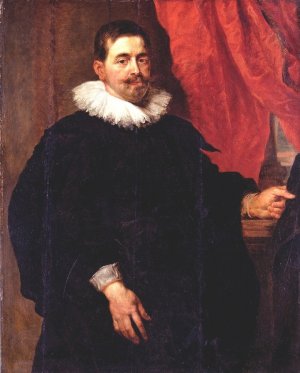 Portrait of a Man, probably Peter Van Hecke by Peter Paul Rubens Oil Painting