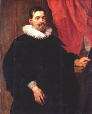 Portrait of a Man, probably Peter Van Hecke Oil painting by Peter Paul Rubens