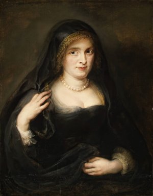 Portrait of a Woman, Probably Susanna Lunden by Peter Paul Rubens Oil Painting