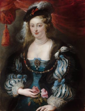 Portrait of a Young Woman by Peter Paul Rubens Oil Painting