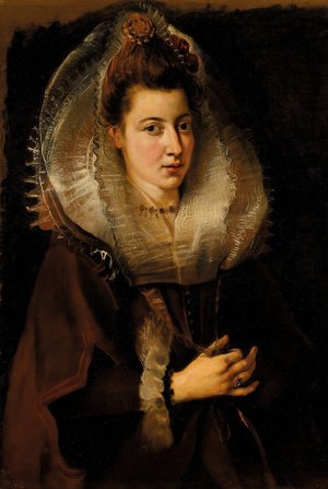 Portrait of a young woman by Peter Paul Rubens Oil Painting