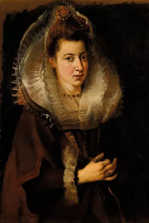 Portrait of a young woman by Peter Paul Rubens Oil Painting