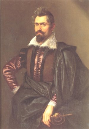 Portrait of Gaspard Schoppins by Peter Paul Rubens Oil Painting