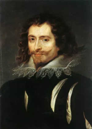 Portrait of George Villiers, First Duke of Buckingham by Peter Paul Rubens Oil Painting
