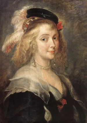 Portrait of Helene Fourment Oil painting by Peter Paul Rubens