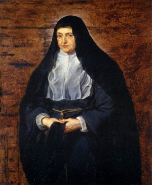 Portrait of Infanta Clara Eugenia, Governess of the Netherlands by Peter Paul Rubens Oil Painting