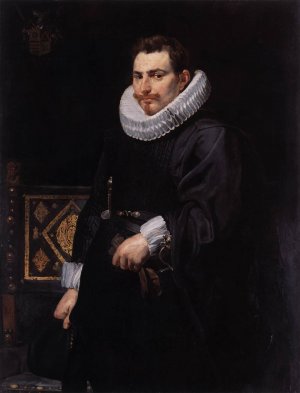 Portrait of Jan Vermoelen Oil painting by Peter Paul Rubens