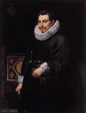 Portrait of Jan Vermoelen by Peter Paul Rubens Oil Painting