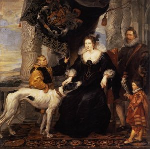 Portrait of Lady Arundel with Her Train Oil painting by Peter Paul Rubens