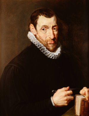 Portret van Christoffel Plantin by Peter Paul Rubens Oil Painting