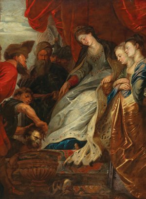 Queen Tomyris with the Head of Cyrus by Peter Paul Rubens Oil Painting