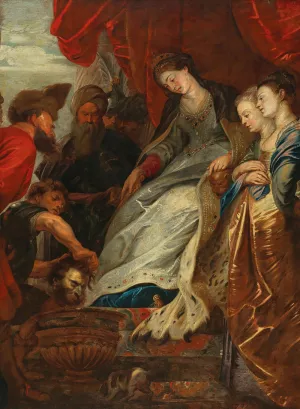 Queen Tomyris with the Head of Cyrus by Peter Paul Rubens Oil Painting
