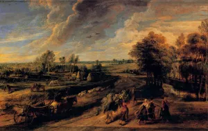 Return from the Fields by Peter Paul Rubens - Oil Painting Reproduction