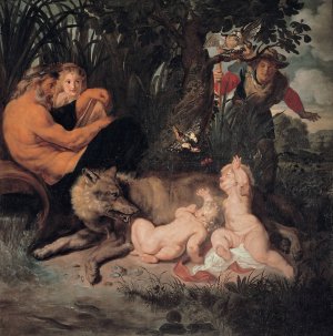 Romulus and Remus by Peter Paul Rubens Oil Painting