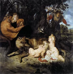 Romulus and Remus by Peter Paul Rubens Oil Painting