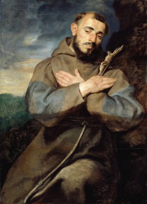 Saint Francis by Peter Paul Rubens Oil Painting