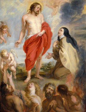 Saint Teresa of avila Interceding for Souls in Purgatory by Peter Paul Rubens Oil Painting